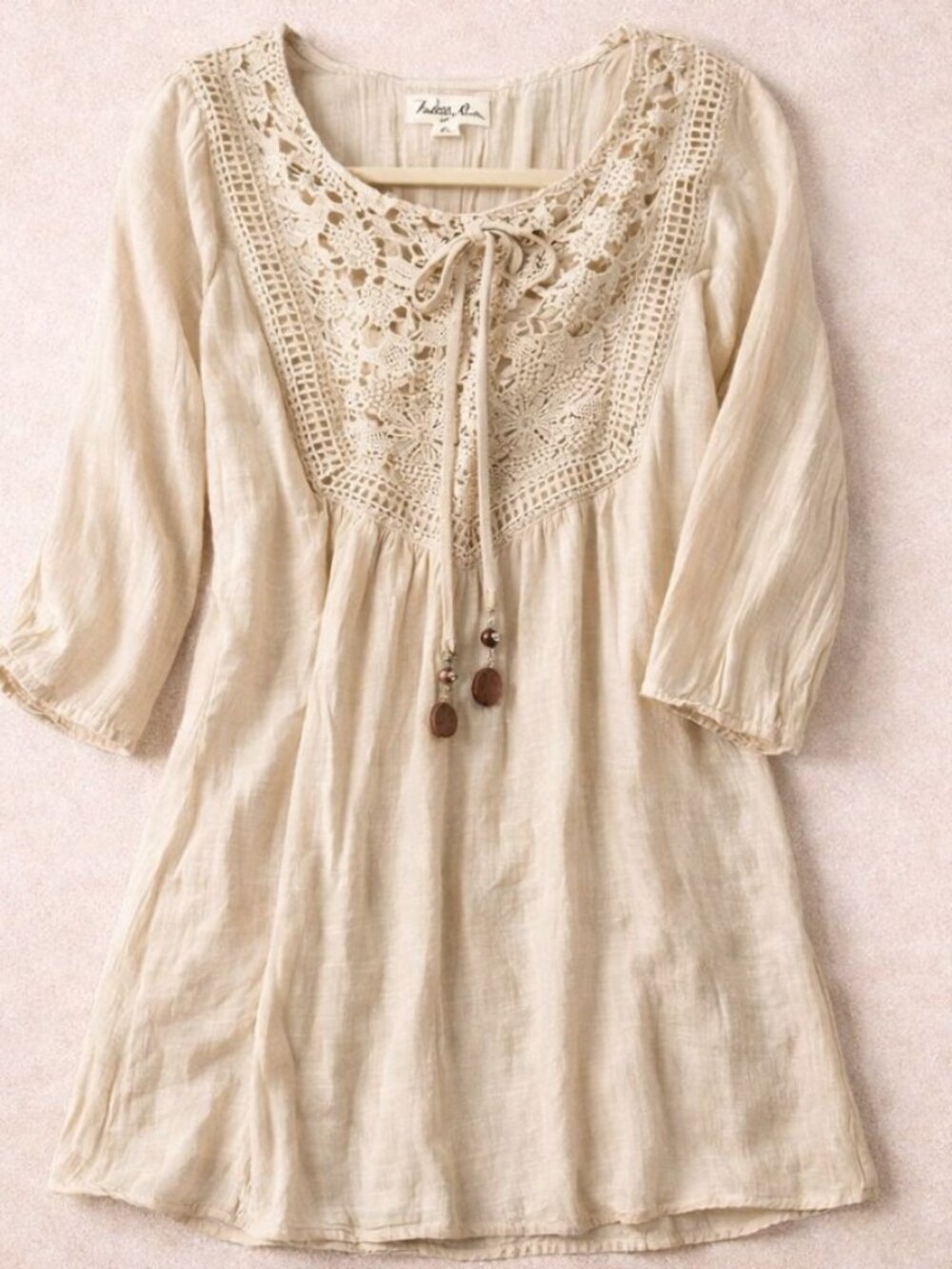 Indigo Rose Boho Tunic Dress – Size Small